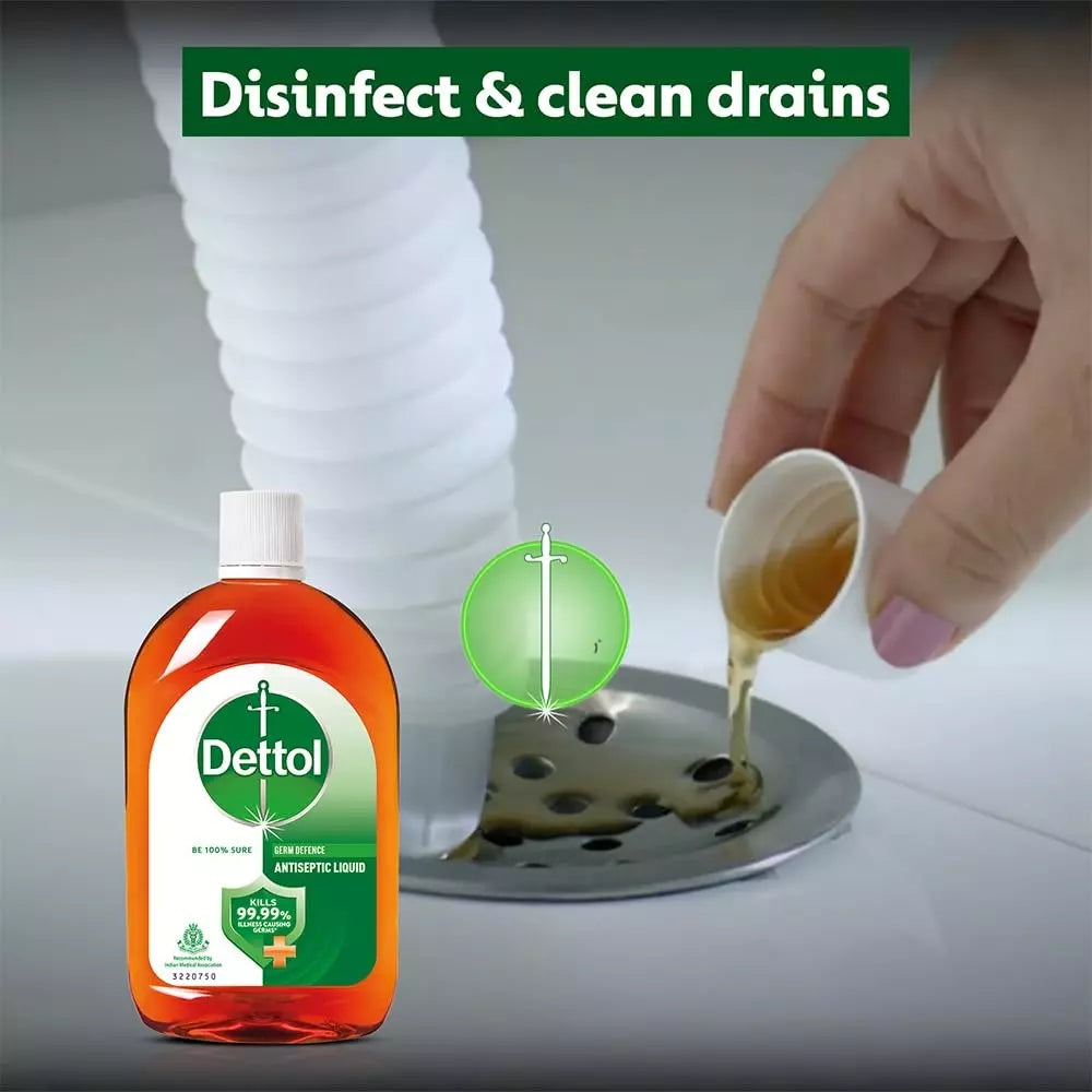 Dettol Antiseptic Liquid 550 ml for First Aid, Surface Disinfection and Personal Hygiene