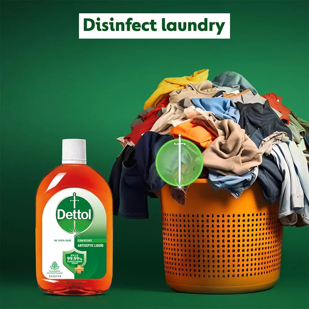 Dettol Antiseptic Liquid 550 ml for First Aid, Surface Disinfection and Personal Hygiene