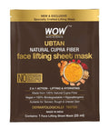 WOW Skin Science Ubtan Natural Cupra Fiber Face Lifting Sheet Mask (25ml Each)