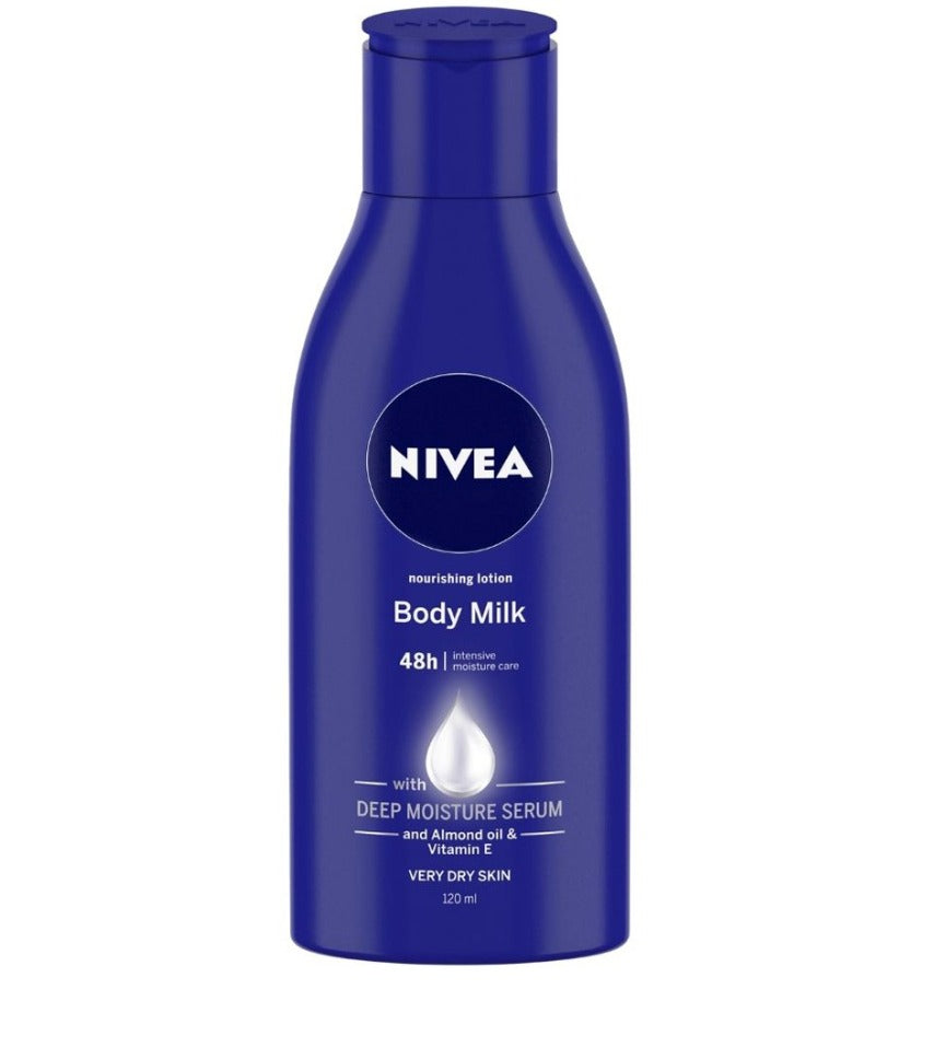Nivea Unisex Almond Oil Very Dry Skin Nourishing Body Milk 120 ml