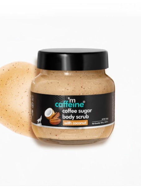 MCaffeine Coffee Sugar Body Scrub with Coconut Extracts - 250 g
