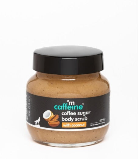 MCaffeine Coffee Sugar Body Scrub with Coconut Extracts - 250 g