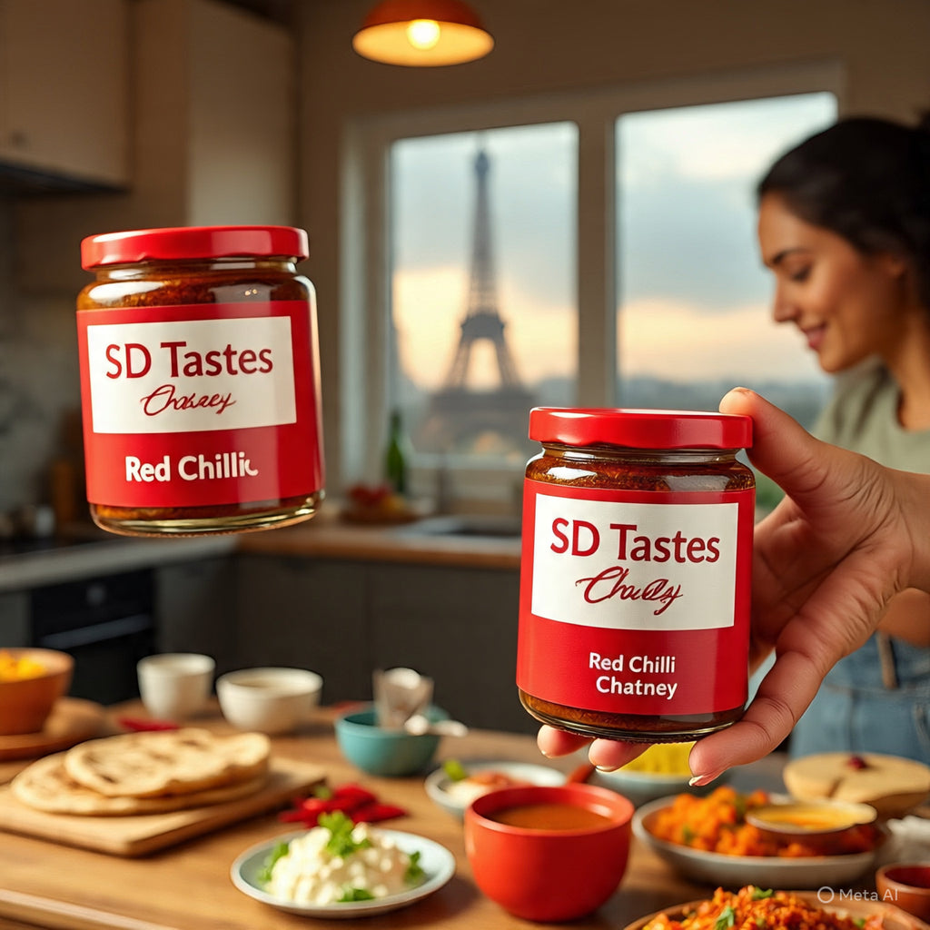Red Chilli Chutney ! Brand- SD Tastes 200gm