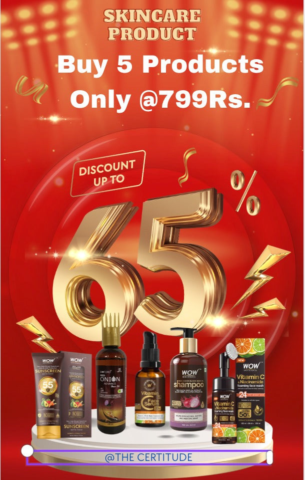 WOW! 5 Products Combo for Skin Care