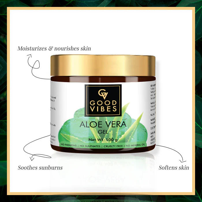 Aloe Vera Gel (100 g) l Good Vibes Brand!
