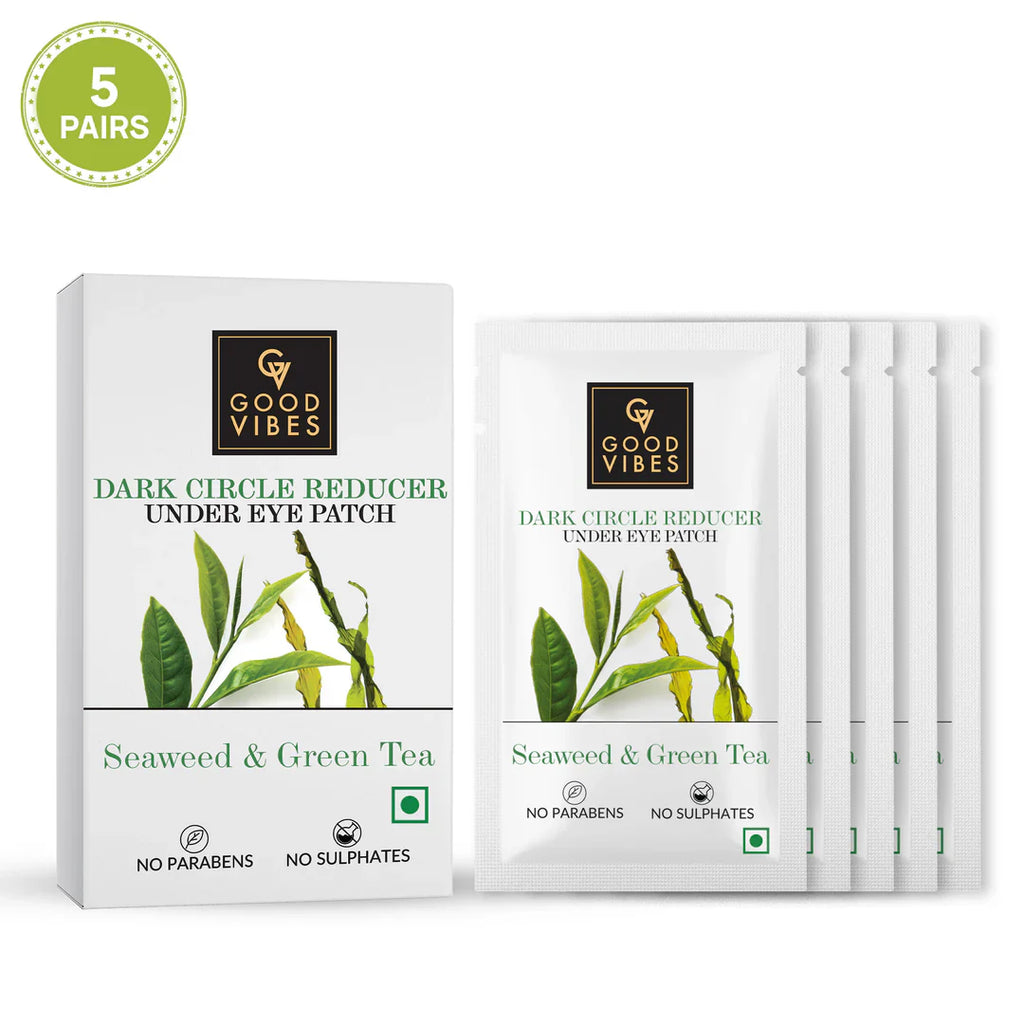 Good Vibes ! Seaweed & Green Tea Dark Circle Reducer Under Eye Patch
