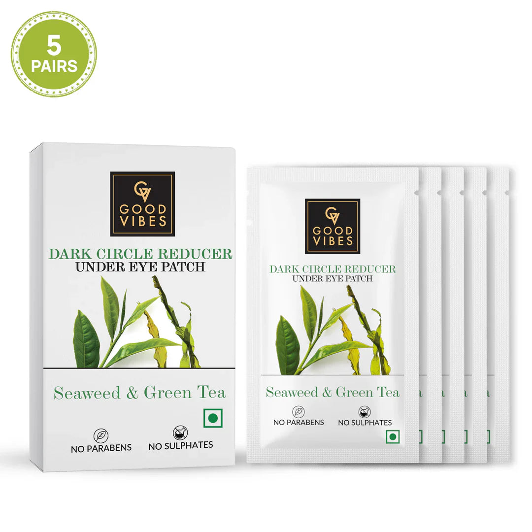 Good Vibes ! Seaweed & Green Tea Dark Circle Reducer Under Eye Patch