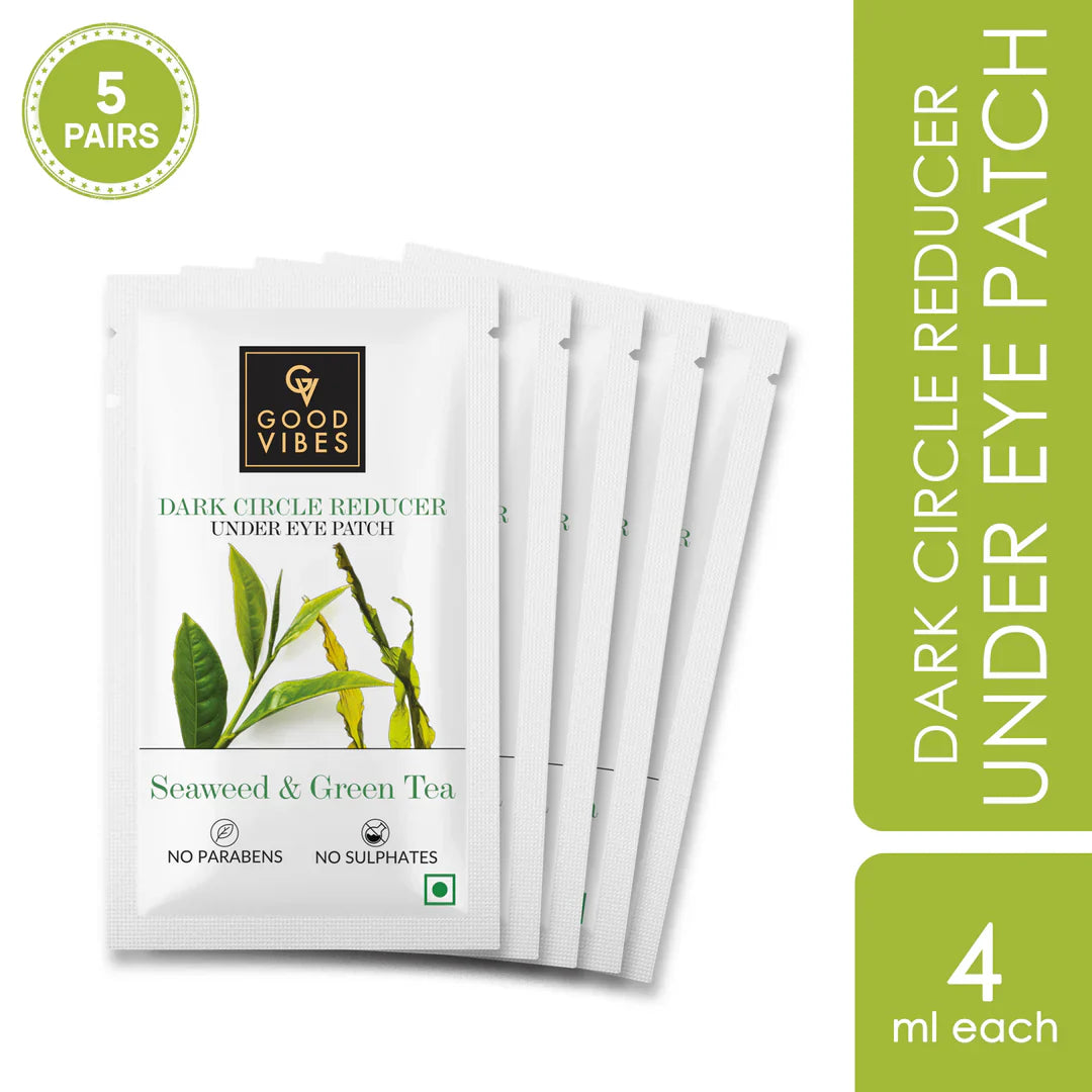 Good Vibes ! Seaweed & Green Tea Dark Circle Reducer Under Eye Patch