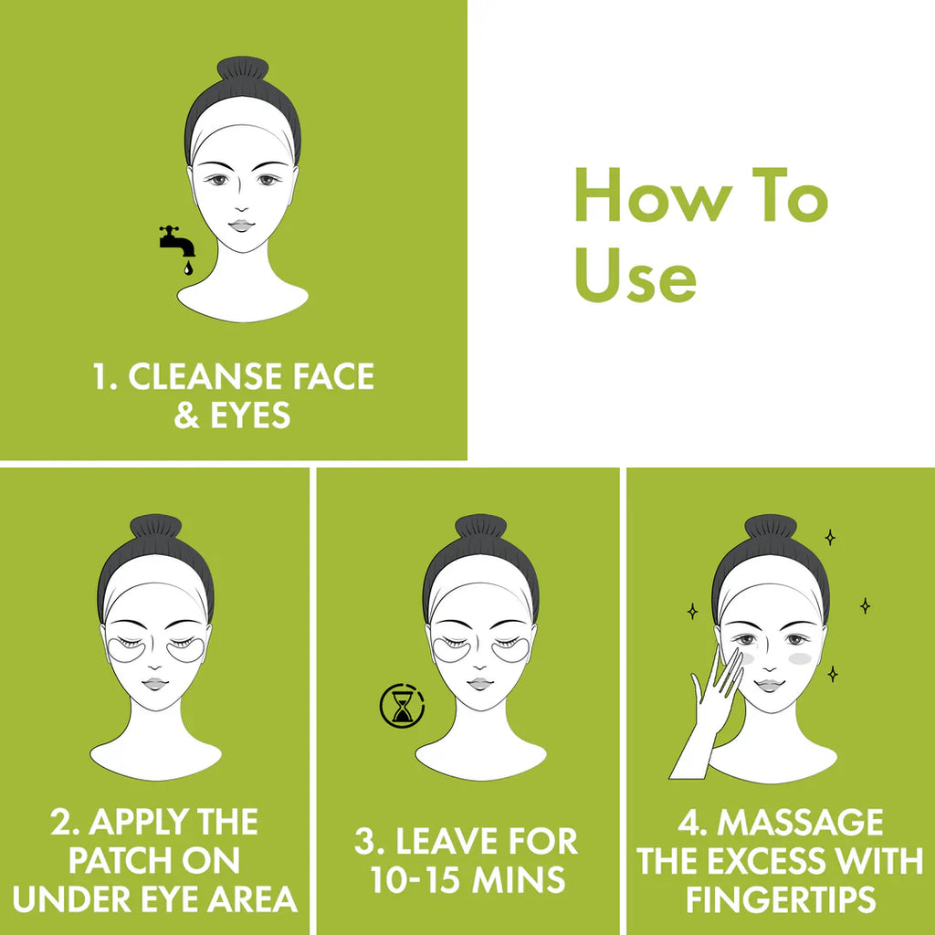 Good Vibes ! Seaweed & Green Tea Dark Circle Reducer Under Eye Patch