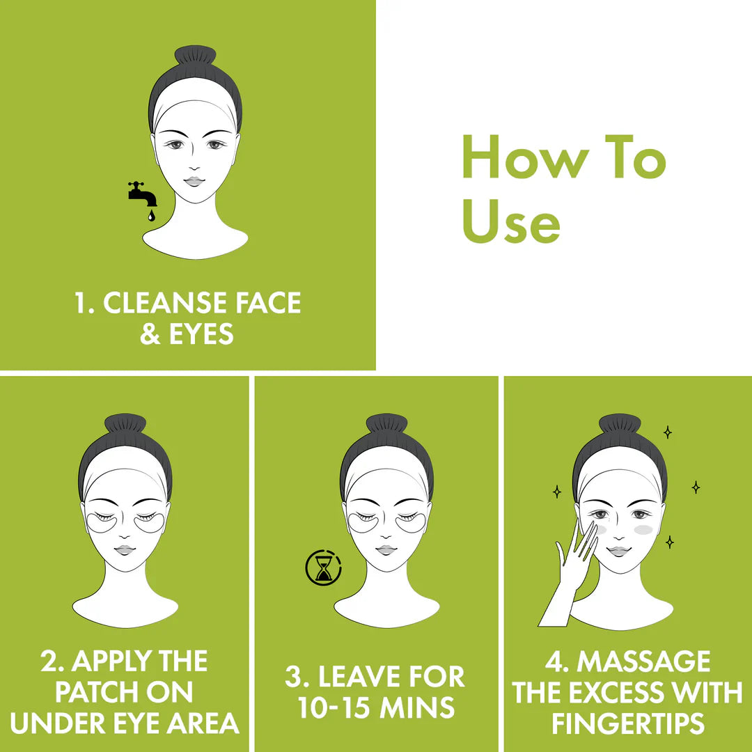 Good Vibes ! Seaweed & Green Tea Dark Circle Reducer Under Eye Patch