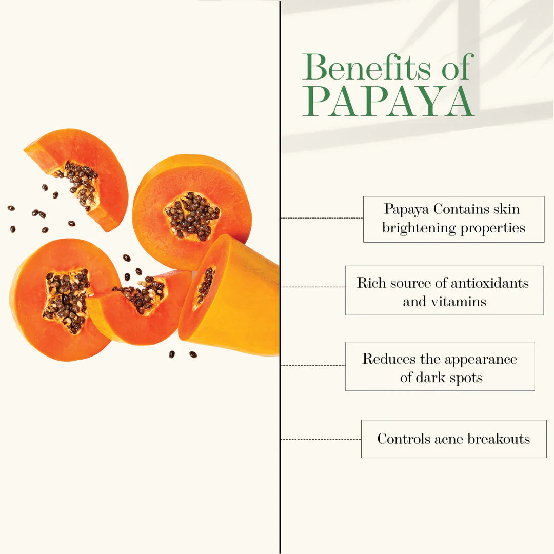 Papaya Rejuvenating Face Scrub l Good Vibes Brand!