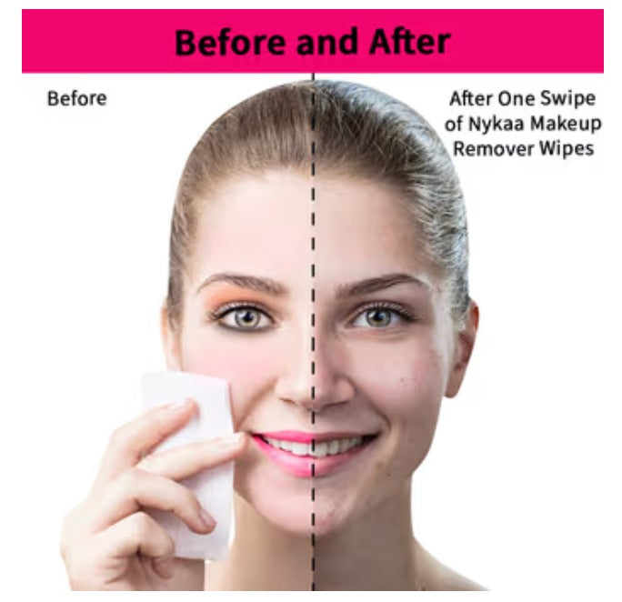 Nykaa Makeup Remover Wipes (30pcs) Ultra-Soft,Gentle Wipes (20cmx15cm)For Instant Cleanse & Refresh