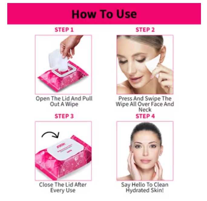 Nykaa Makeup Remover Wipes (30pcs) Ultra-Soft,Gentle Wipes (20cmx15cm)For Instant Cleanse & Refresh