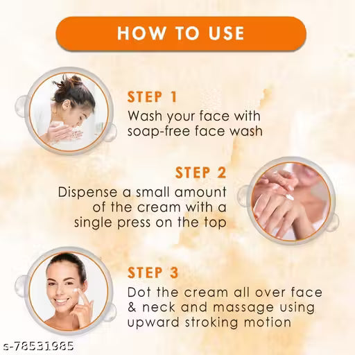 WOW Skin Science Vitamin C Face Cream for Radiant Skin- Oil Free, Quick Absorbing - For All Skin Types - No Parabens, Silicones, Color, Mineral Oil & Synthetic Fragrance - 50mL