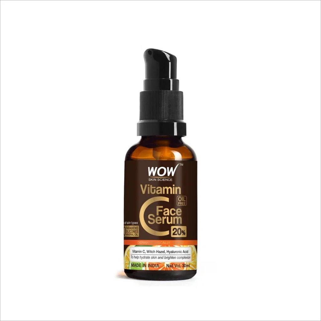 WOW Skin Science Brightening 20% Vitamin C Face Serum -30 ml -For Dark Circles