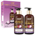 Wow Skin Science Onion Oil Shampoo & Conditioner Kit -600ML